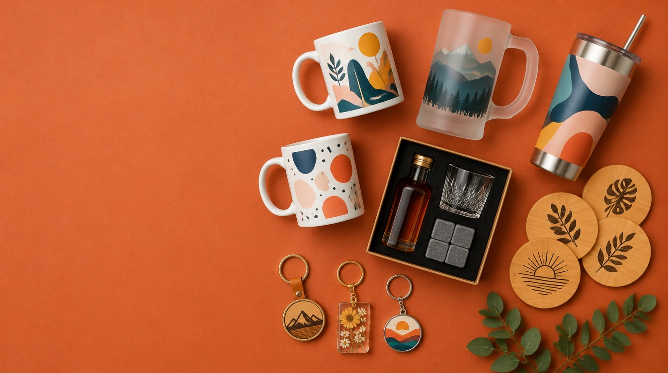 Canecas, caneca de chopp, copo inox, porta-copos e chaveiros personalizados
