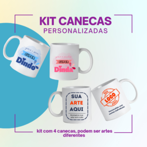 Kit Canecas Personalizado