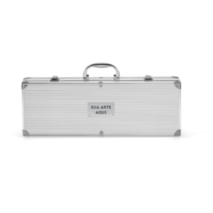 Kit Churrasco em Estojo de Alumínio Personalizado
